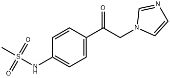 N-(4-(1H-Imidazol-1-ylacetyl)phenyl)methanesulfonamide Structure