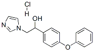 2-imidazol-1-yl-1-(4-phenoxyphenyl)ethanol hydrochloride Structure