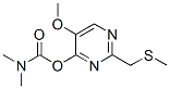 5-methoxy-2-[(methylthio)methyl]-4-pyrimidinyl dimethylcarbamate Structure