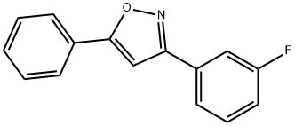 Isoxazole, 3-(3-fluorophenyl)-5-phenyl- Structure