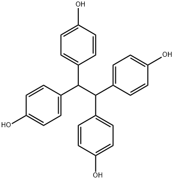 1,1,2,2-테트라키스(4-하이드록시페닐)에탄 구조식 이미지