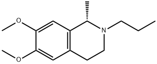 (S)-1,2,3,4-Tetrahydro-6,7-dimethoxy-1-methyl-2-propylisoquinoline Structure