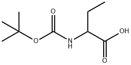 BOC-DL-2-AMINOBUTYRIC ACID 구조식 이미지