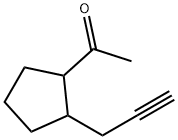 에타논,1-[2-(2-프로피닐)사이클로펜틸]-(9CI) 구조식 이미지