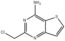 Thieno[3,2-d]pyrimidin-4-amine, 2-(chloromethyl)- (9CI) Structure