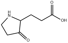 2-Pyrrolidinepropanoic acid, 3-oxo- (9CI) Structure