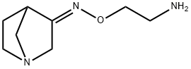 1-Azabicyclo[2.2.1]heptan-3-one,O-(2-aminoethyl)oxime,(Z)-(9CI) 구조식 이미지