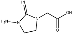 1-Imidazolidineaceticacid,3-amino-2-imino-(9CI) Structure