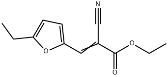 2-Propenoicacid,2-cyano-3-(5-ethyl-2-furanyl)-,ethylester(9CI) Structure