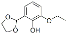 Phenol, 2-(1,3-dioxolan-2-yl)-6-ethoxy- (9CI) 구조식 이미지