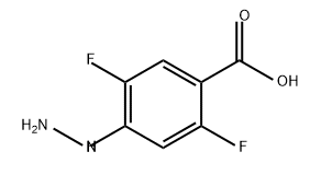 Benzoic acid, 2,5-difluoro-4-hydrazino- (9CI) Structure