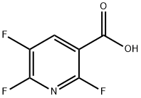 2,5,6-Trifluoro-nicotinic acid Structure