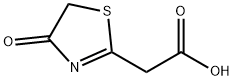 2-Thiazoleacetic acid, 4,5-dihydro-4-oxo- (9CI) Structure