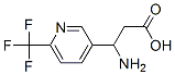 3-AMINO-3-(6-TRIFLUOROMETHYL-PYRIDIN-3-YL)-PROPIONIC ACID Structure