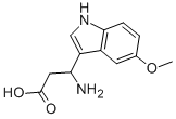 3-아미노-3-(5-METHOXY-INDOL-3-YL)-프로피온산 구조식 이미지