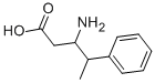 3-AMINO-4-PHENYL-PENTANOIC ACID Structure