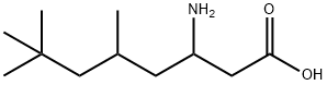 3-아미노-5,7,7-트리메틸-옥탄산 구조식 이미지