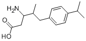 3-아미노-4-(4-ISOPROPYL-BENZYL)-펜탄산 구조식 이미지