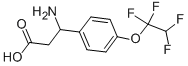 3-AMINO-3-[4-(1,1,2,2-TETRAFLUORO-ETHOXY)-PHENYL]-PROPIONIC ACID Structure