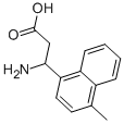 3-AMINO-3-(4-METHYL-NAPHTHALEN-1-YL)-PROPIONIC ACID Structure