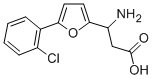 3-AMINO-3-[5-(2-CHLOROPHENYL)-FURAN-2-YL]-PROPIONIC ACID Structure