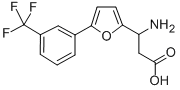 3-AMINO-3-[5-(3-TRIFLUOROMETHYLPHENYL)-FURAN-2-YL]-PROPIONIC ACID Structure