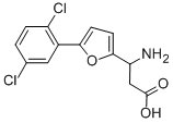 3-AMINO-3-[5-(2,5-DICHLOROPHENYL)-FURAN-2-YL]-PROPIONIC ACID Structure