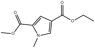 1H-Pyrrole-2,4-dicarboxylicacid,1-methyl-,4-ethyl2-methylester(9CI) Structure