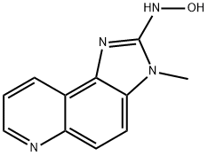 2-하이드록시아미노-3-메틸-3H-이미다조[4,5-f]퀴놀린 구조식 이미지
