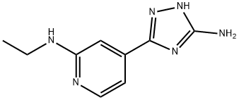 3-amino-5-(2-(ethylamino)-4-pyridyl)-1,2,4-triazole Structure