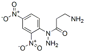 2,4-dinitrophenyl-beta-alanine hydrazide Structure