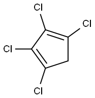 TETRACHLOROCYCLOPENTADIENE 구조식 이미지