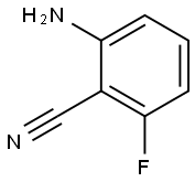 2-Amino-6-fluorobenzonitrile 구조식 이미지