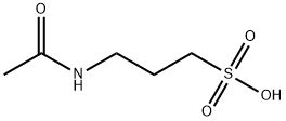 3-(acetylamino)propanesulphonic acid Structure
