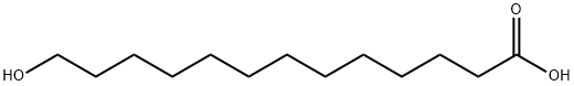 13-гидрокситридекановая кислота структурированное изображение