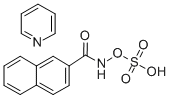 하이드록실아민-O-설폰산,N-(2-나프토일)-,피리딘염 구조식 이미지