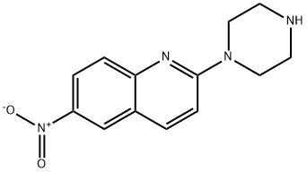 6-NITRO-2-PIPERAZIN-1-YL-QUINOLINE Structure