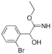 Benzeneethanimidic  acid,  2-bromo--alpha--hydroxy-,  ethyl  ester  (9CI) Structure