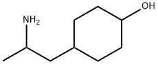 Cyclohexanol, 4-(2-aminopropyl)- (9CI) Structure