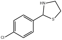2-(4-chlorophenyl)thiazolidine 구조식 이미지