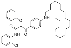 ALPHA-(4-OCTADECANYLAMINO)-BENZOYL-ALPHA-PHENOXY-N-(2-CHLORPHENYL)-ACETAMIDE Structure