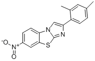 2-(2,4-DIMETHYLPHENYL)-7-NITROIMIDAZO[2,1-B]BENZOTHIAZOLE Structure