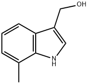 1H-Indole-3-Methanol, 7-Methyl- 구조식 이미지