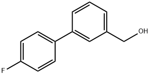 3-(4-플루오로페닐)벤질알코올 구조식 이미지