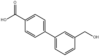 4-(3-Hydroxymethylphenyl)benzoic acid Structure