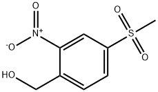 [4-(Methylsulfonyl)-2-nitrophenyl]methanol Structure