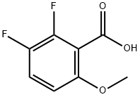 2,3-DIFLUORO-4-METHOXYBENZOIC ACID 구조식 이미지