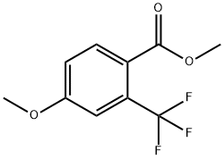 Methyl 4-methoxy-2-(trifluoromethyl)benzoate 구조식 이미지