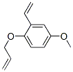 Benzene, 2-ethenyl-4-methoxy-1-(2-propenyloxy)- (9CI) Structure