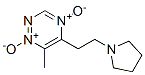 1,2,4-Triazine, 6-methyl-5-[2-(1-pyrrolidinyl)ethyl]-, 1,4-dioxide (9CI) Structure